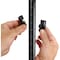 Global Industrial Nexel 4 Shelf Truck, Black Epoxy, 24"W x 21"D x 80"H, Polyurethane Swivel Casters B3144439 - alternate 4