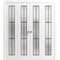 Sartodoors Sliding Closet Double Bi-fold Doors Planum 2122 White Solid Core Modern Interior PLANUM2122DBF-WS-96 x 84 (4* 24x84) - alternate 1