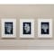 Homeroots 21" X 27" White Frame Wood Coral Blue, Set Of 3, 3PK 365730 - alternate 2