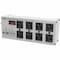 Tripp Lite Outlet Strip, Surge, 8 5-15R, 5-15P, 25 ft., Black/Light Gray ISOBAR825ULTRA - alternate 1