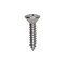 Auveco Phillips Oval Head Tapping Screw 8 x 3/4in #10 Head Chrome, 100PK 20373 - alternate 1