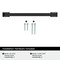 Amerock Incisive 6-5/16 inch (160mm) Center-to-Center Matte Black Cabinet Pull, 10PK 10VMP37123MB - alternate 2