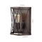 Jonathan Y Liam 8.25" 1-Light Rustic Farmhouse Iron LED Sconce, Wood Finished/Oil Rubbed Bronze JYL1309A - alternate 2