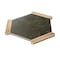 Apollo Tile Aureole 8.66 in. x 9.84 in. Matte Jet Black and Brown Porcelain Hexagon Wall and Floor Tile (8.07 sq ft/case) - 18 Sheets APLENC88GRFA - alternate 2