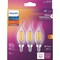 Signify Ultra Definition 60W Equivalent Soft White BA11 Candelabra LED Decorative Light Bulb, 3PK 566687 - alternate 2