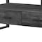 Homeroots 59in Black Cabinet Enclosed Storage TV Stand 332969 - alternate 2