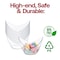 Smarty Had A Party 2 oz. Clear Small Disposable Plastic Concave Cups (288 Cups), 288PK 2633-CASE - alternate 3