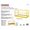 Prosource Guard Rail, Foldable, Steel, Yellow, Powder Coated, For 8795478 Model Scaffold YH-GR001B - alternate 2