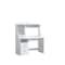 Homeroots 47" White Wood Writing Desk With Two Drawers 491389 - alternate 1