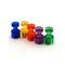 Magnet Source Magnetic Push Pins .625in L X .375in W Assorted Neodymium Assorted, 10PK 8013 - alternate 6