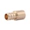 Sharkbite Hose to Pipe Adapter, 1/2 in, PEX Barb x Male Sweat, DZR Brass, 200 psi Pressure UC607LFA - alternate 3