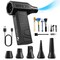 Purely Portable Wireless Air Duster 105,000 RPM Handheld Dust Blower with 5 Nozzles, Black D40 - alternate 1