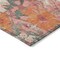 Homeroots 3' X 5' Blush Pink And Orange Floral Washable Indoor Outdoor Area Rug 611186 - alternate 2