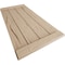 Ekena Millwork Rustic Four Board Joined Board-n-Batten Hand Hewn Faux Wood Shutters w/End Batten, 22W x 78H, PR SHUBJE22X78HHPR - alternate 4