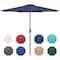 Simple Deluxe 9' Patio Umbrella Outdoor Table Market Yard Umbrella with Push Button Tilt/Crank, 8 Sturdy Ribs for LGBRLA9DBL - alternate 1