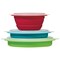 Progress Int KITCHEN SUPPLIES RV Storage Bowl Set Blue Green Red One 15 Cup Capacity One 3 Cup Capacity On CB-20 - alternate 1