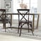 Flash Furniture Advantage Walnut X-Back Chair, PK2 X-BACK-W-2 - alternate 1