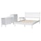 Baxton Studio Denita Bedroom Set with Chest, White, Full 271-14734-14743-14741-14739-ZORO - alternate 4