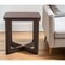 Homeroots 24" Brown Solid Wood Square Cross Legs End Table 564937 - alternate 1
