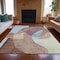 Homeroots 9' X 12' Brown And Taupe Abstract Washable Indoor Outdoor Area Rug 630445 - alternate 2