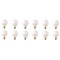Bulbrite 25W Dimmable White G30 Incandescent Light Bulbs, Medium E26 Base, 2700K, 12PK 861118 - alternate 1