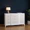 Homeroots 62" White Wood Lighted Nine Drawer Triple Dresser 633700 - alternate 1