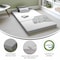 Flash Furniture Cloud Portable Tri-Fold 4 Inch Cooling Memory Foam Twin Mattress in a Box w/Removable Washable Cvr CL-3FLD-4-T-GG - alternate 2