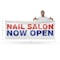 Signmission Nail Salon Now Open, 48 Inch x 120 Inch, Vinyl Banner B-120-30748 - alternate 2