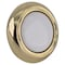 Brixwell 1in Dia Residential Mushroom Kitchen Cabinet Knob For Kitchen, Home Hardware White/Polished Brass BXB44267W3 - alternate 1