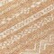 Homeroots 8' Terra Cotta And Beige Round Southwestern Washable Indoor Outdoor Area Rug 587568 - alternate 4