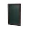 Ghent Indoor/Outdoor Enclosed Vinyl Bulletin Board, Bronze Aluminum Frame, 3'H x 2'W, 1 Door, Ebony PB13624VX-183 - alternate 1