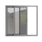 Vdomdoors Patio Exterior Metal-Plastic Sliding Doors / Patio 8166 Grey Ash 64" x 80" Right active door / Temp PATIO8166SS-6480-RH - alternate 1