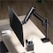 Rocstor ERGOREACH EP8 PREMIUM SINGLE ERGONOMIC MONITOR  ARM, C-CLAMP & GROMMET - SUPPOR Y10N011-B1 - alternate 4