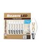 Bulbrite LED Filament PK of 6, 5.1 W Dimmable B11 Light Bulb with Clear FinishE12 Base, 4000K 776234 - alternate 3