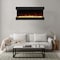 Edendirect 54-in W Black Wall mount LED Flat wall Electric Fireplace with Remote Control Included ZR-TS50 - alternate 2