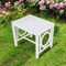 Homeroots 16" White Aluminum Outdoor Side Table 606435 - alternate 1