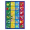 World Rug Gallery Kids Alphabet Educational Learning Non Slip Area Rug 5 ft X 7 ft Multi WR28MULTI5X7 - alternate 2