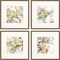 Homeroots Set Of Four Modern Abstract Floral Gold Framed Wall Art, 4PK 416789 - alternate 3
