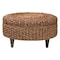 Bali & Pari Bailey Handwoven Seagrass Storage Ottoman, Round 259-14254-ZORO - alternate 4