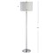 Jonathan Y Reese 59.5" Crystal LED Floor Lamp, Clear/Chrome JYL2022A - alternate 2