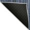 Homeroots 8' X 10' Blue Gray And Sky Blue Striped Washable Indoor Outdoor Area Rug 616367 - alternate 3