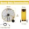 Edendirect Industrial Drum Fan, 30 in Blade Dia, 120V, 11,800/12,600/13,000 cfm IR-FAND36 - alternate 2