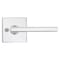 Kwikset Signature Series 154HFL SQT26 Passage Closet Lever, 41532 in L Lever, Polished Chrome 720HFL SQT-26 - alternate 3