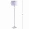 Jonathan Y Aria 63" Crystal/Metal LED Floor Lamp, Clear/Chrome JYL1046A - alternate 3