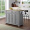 Crosley Alexandria Wood Top Kitchen Island/Cart KF30201AGY - alternate 3