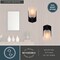Vaxcel Laurelhurst 1-Light Wall Sconce, Matte Black, White Marble Glass, 4.75-In. Wide W0573 - alternate 2