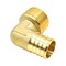 Thrifco Plumbing 3/4" x 3/4" Brass Elbow F1807 x MPT Lead Free - (PEX B) 7910136 - alternate 1