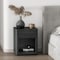 Manhattan Comfort Evelyn Nightstand in Charcoal Grey NS011-CH - alternate 1