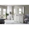 James Martin Vanities Bristol 60'' S Vanity, Bright White w/ Ethereal Noctis Silestone Top w/FreePower Wireless Charger 157-V60S-BW-FENC - alternate 4
