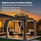 Sunjoy 10x10 Kingston PC Top Rectangular Gazebo A10204382200 - alternate 3